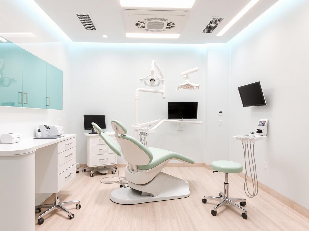 Sala de tratamiento moderna